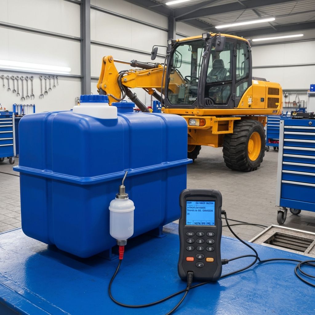 System AdBlue SCR – diagnostyka czujnika NOx, wtryskiwacza mocznika, modułu DCU w wózkach widłowych i maszynach budowlanych