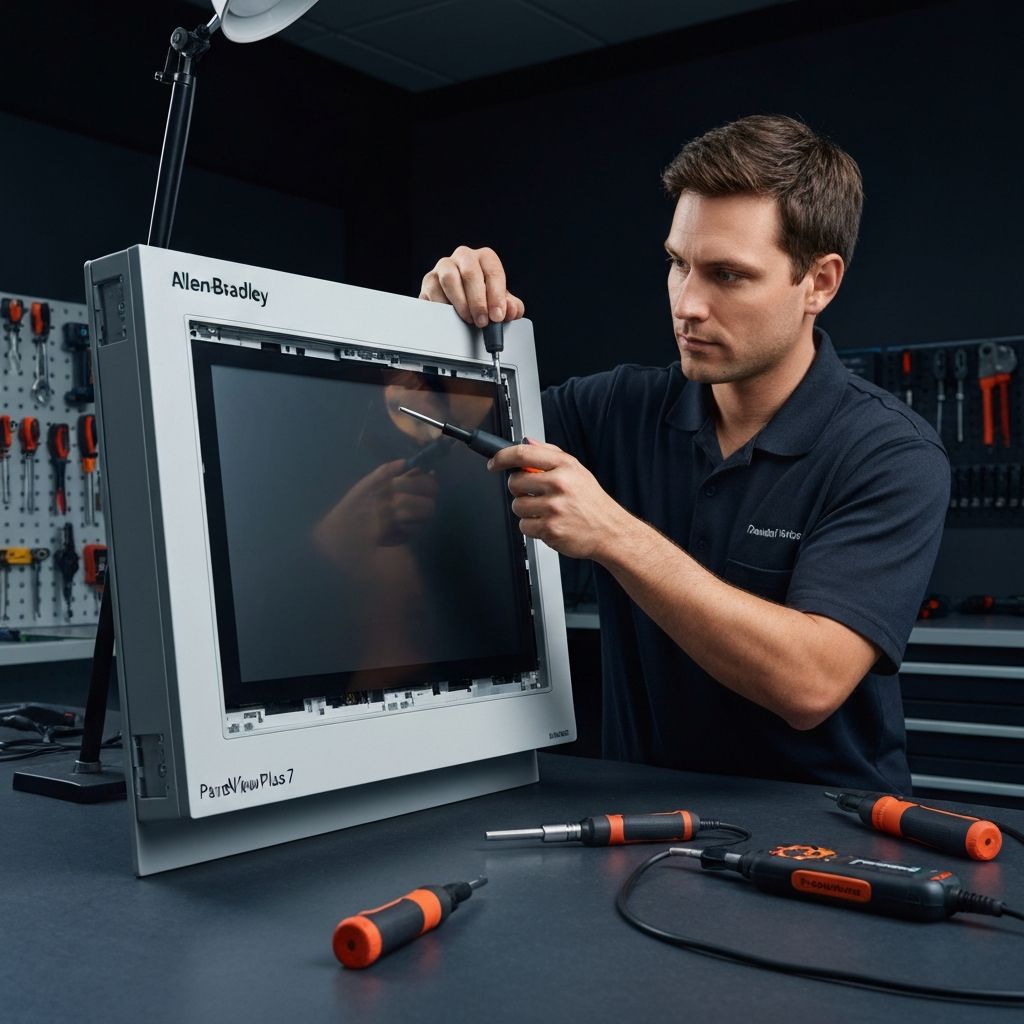 Naprawa Allen-Bradley PanelView Plus 7 – serwis w laboratorium Acore