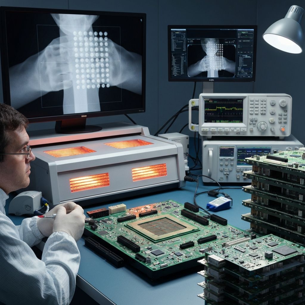 Naprawa BGA w drogich urządzeniach przemysłowych – sterownik CNC, falownik, aparat medyczny