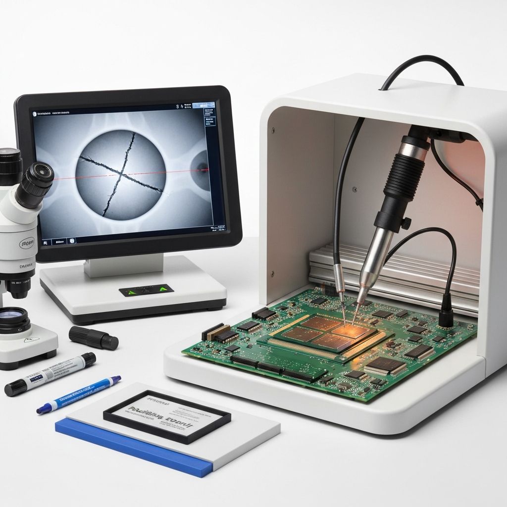 Stacja rework BGA z inspekcją rentgenowską X-Ray – naprawa układów scalonych w laboratorium Acore