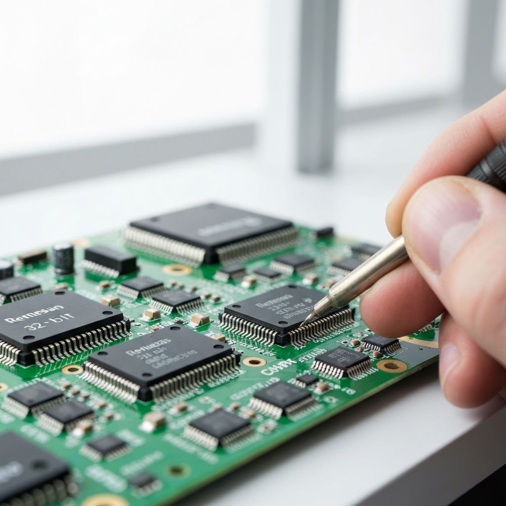 Płyta PCB sterownika silnika Deutz EMR4 – naprawa komponentowa