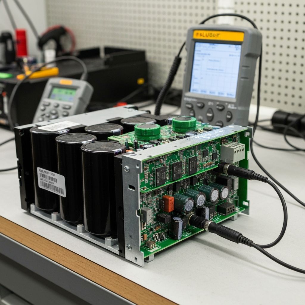 Naprawa falownika i serwonapędu linii produkcyjnej – ACORE Śląsk