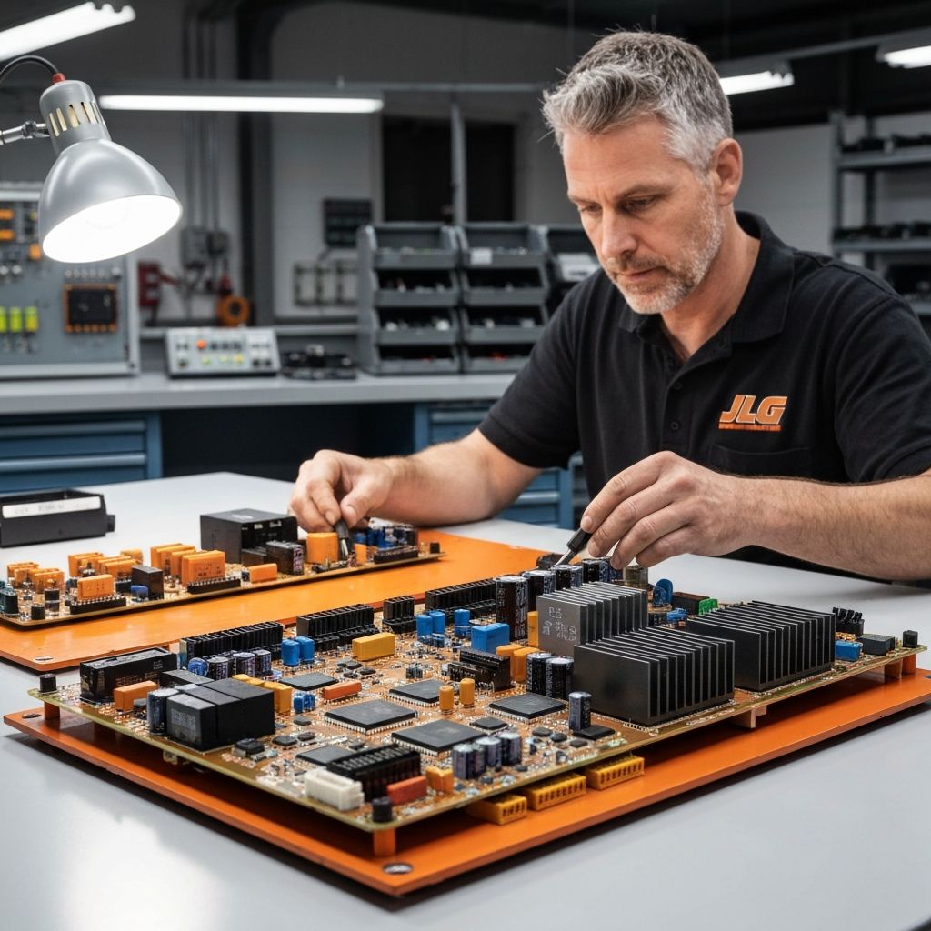 Naprawa modułu mocy JLG 1600292 - wymiana tranzystorów MOSFET IGBT serwis A-core