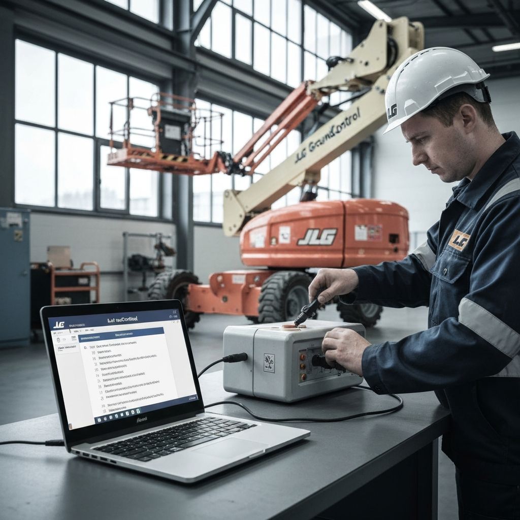 Diagnostyka kodów błędów JLG GroundControl – serwis zwyżek JLG Śląsk