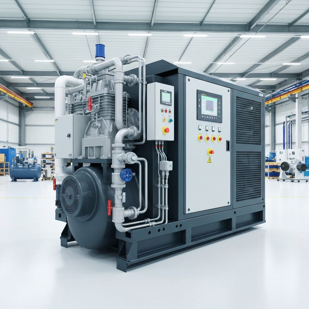 Kompresor śrubowy przemysłowy – serwis elektroniki i sterownika ACORE