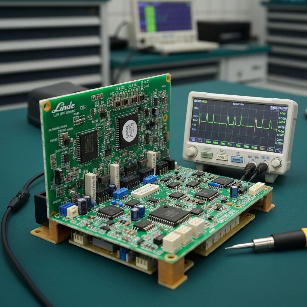 Naprawa modułu LPF Linde – elektronika DPF, błąd F292 F409 komunikacja CAN