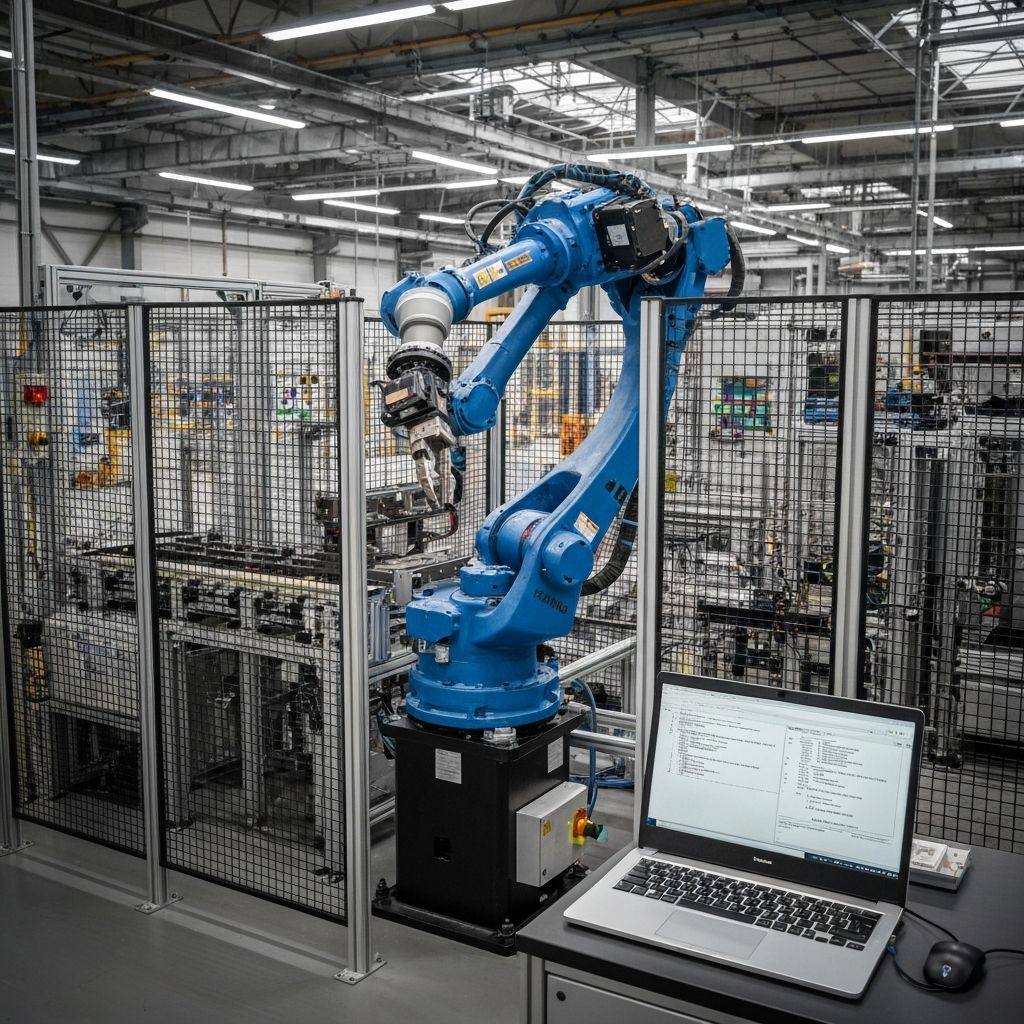 Integracja robota przemysłowego w linii produkcyjnej Śląsk – ACORE