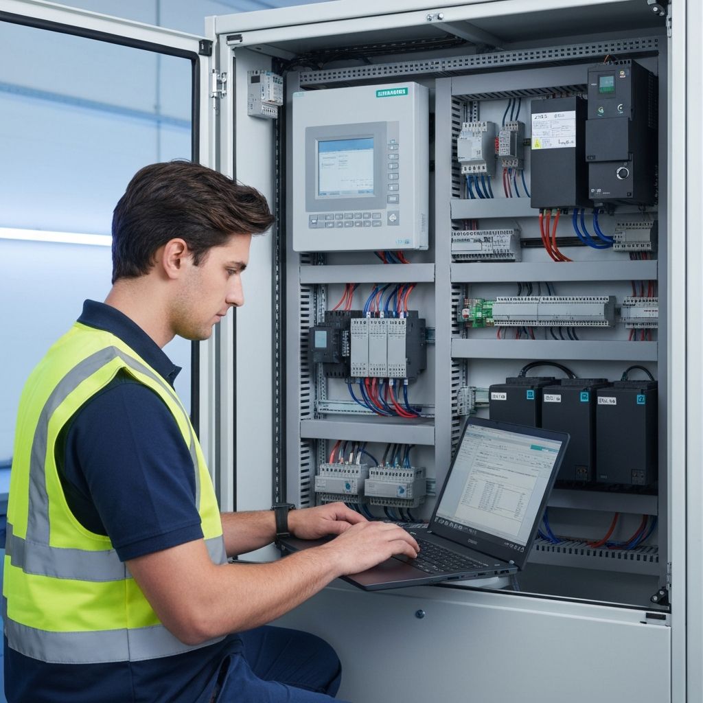 Naprawa automatyki przemysłowej – PLC, falowniki, serwonapędy, HMI