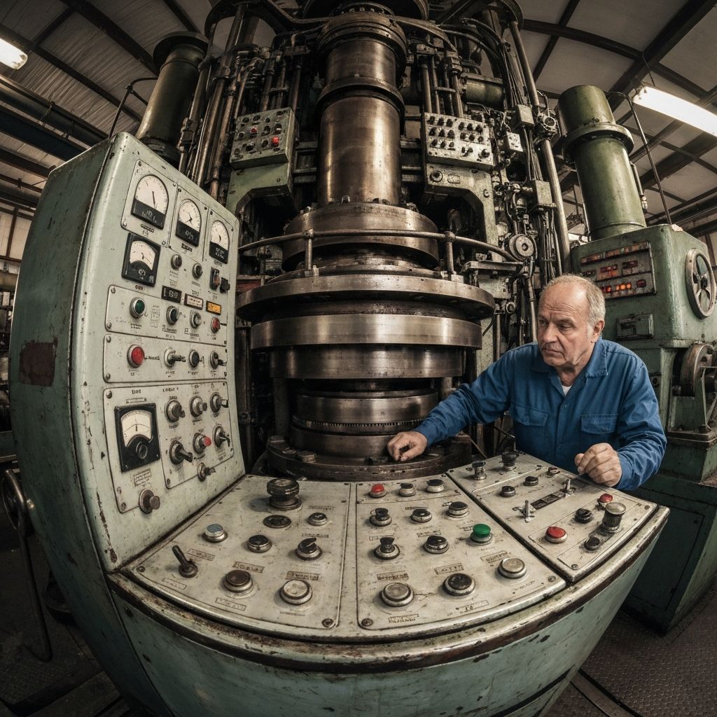 Naprawa starej maszyny bez dokumentacji technicznej