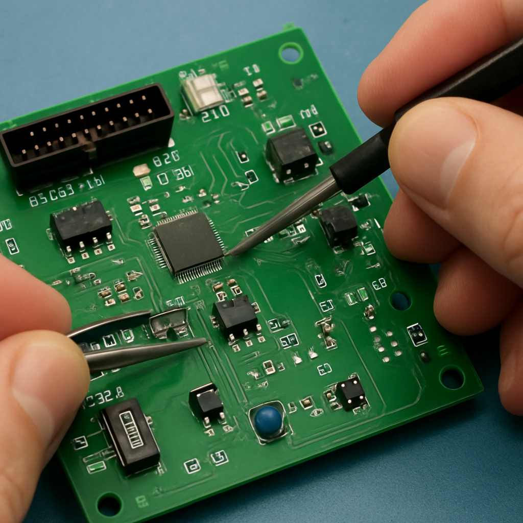 Naprawa sterownika PCB chillera Thermo NESLAB – serwis komponentowy Acore