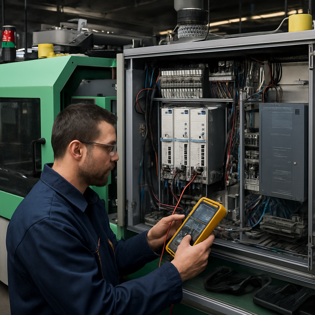 Naprawa elektroniki wtryskarki Arburg Engel KraussMaffei – sterownik serwis Śląsk