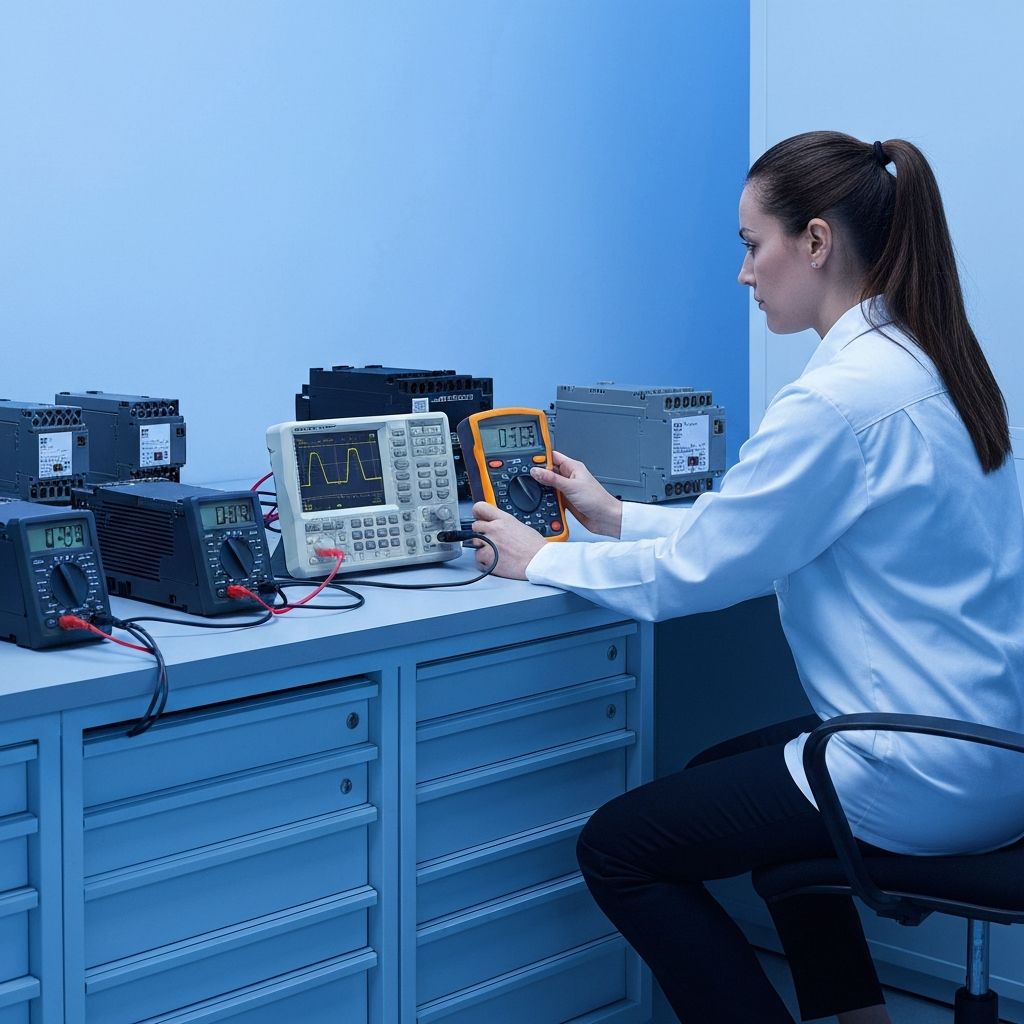 Diagnostyka falownika oscyloskopem – pomiar przebiegów wyjściowych VFD w serwisie Acore