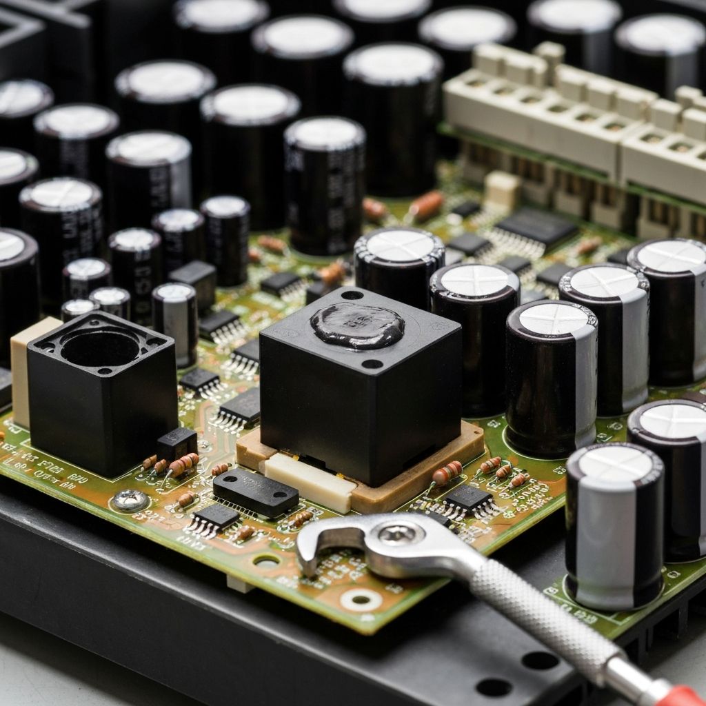 Naprawa falownika Śląsk – wymiana modułu IGBT, kondensatorów DC bus