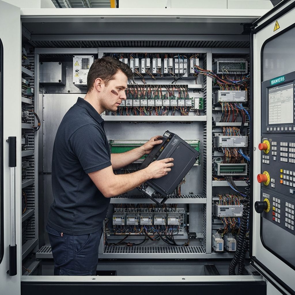 Naprawa i modernizacja frezarki CNC 5-osiowej z montażem sterownika Siemens SINUMERIK