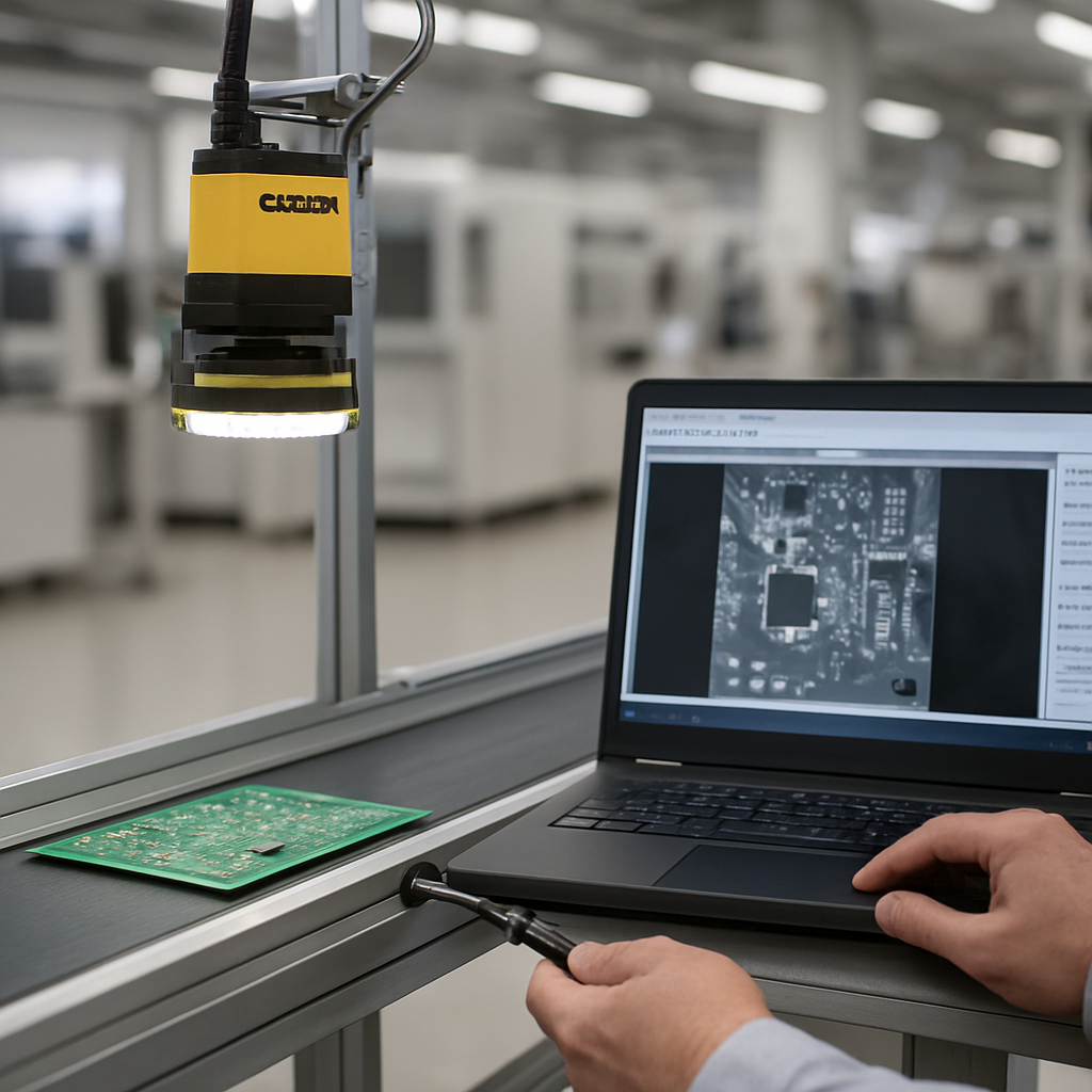 Naprawa kamery maszynowej Cognex In-Sight na linii produkcyjnej – serwis Acore Śląsk