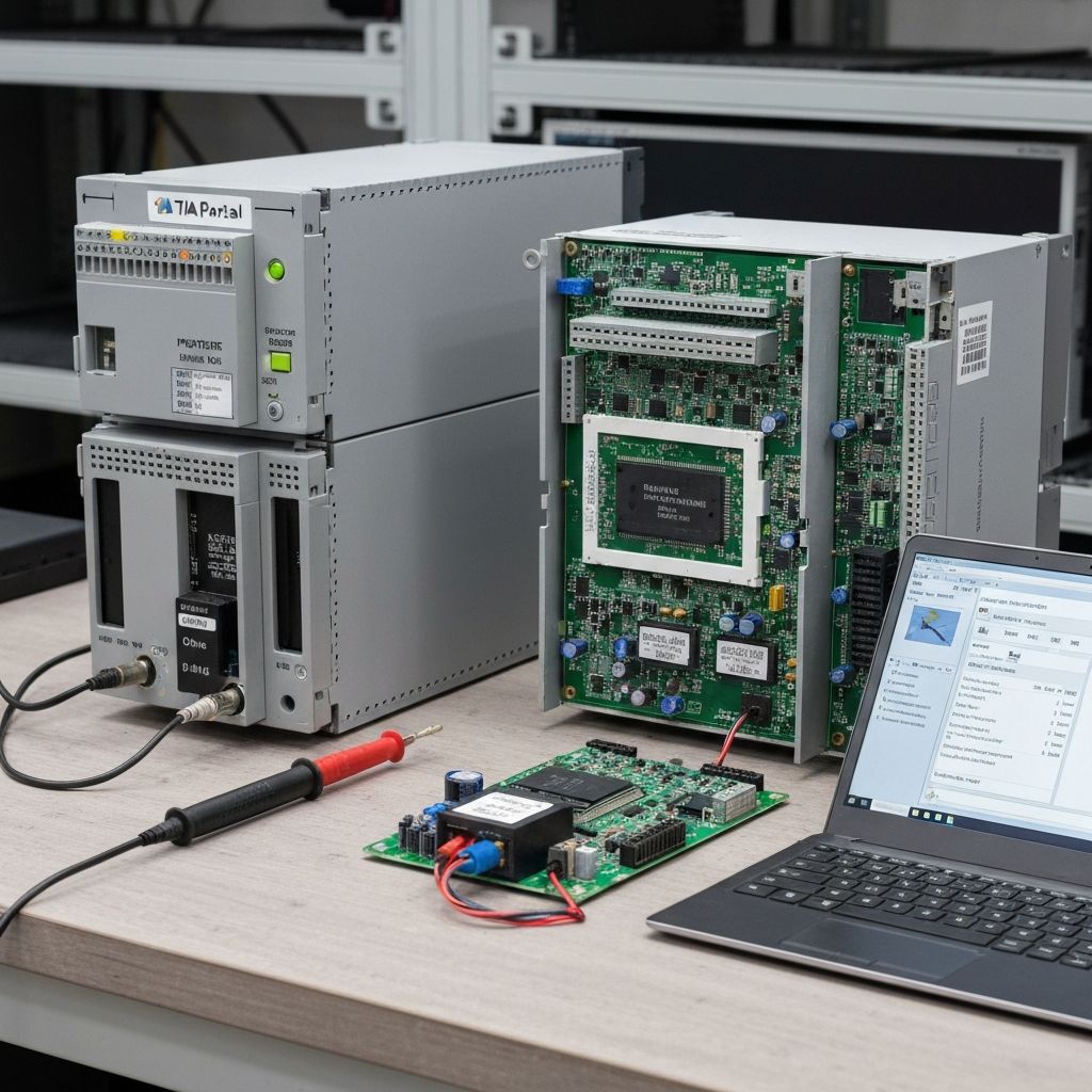 Naprawa komponentowa płyty CPU Siemens S7-1500 – serwis elektroniki przemysłowej Acore