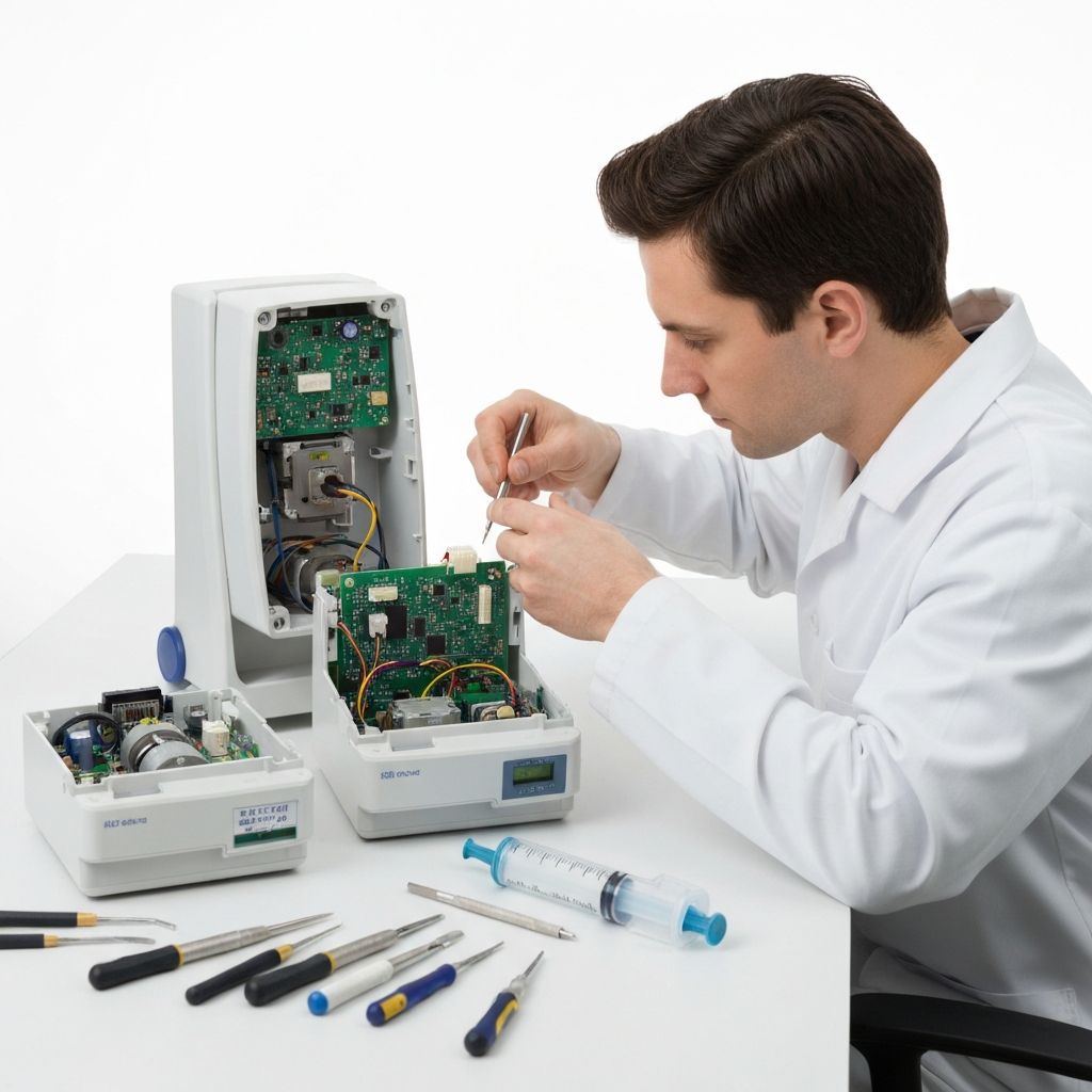Naprawa pompy infuzyjnej – serwis aparatury medycznej Rybnik