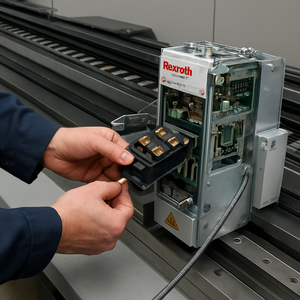 Naprawa serwonapędu liniowego Rexroth IndraDrive Beckhoff AX5000 – serwis Śląsk