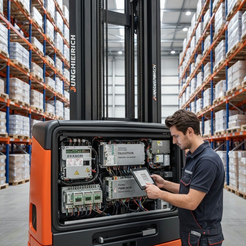 Naprawa sterownika Jungheinrich ETV ETM – reach truck wysokiego składowania