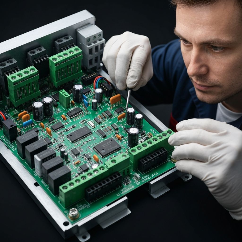 Naprawa sterownika wciągnika – hamulec, prostownik, przekaźnik – elektronika Śląsk