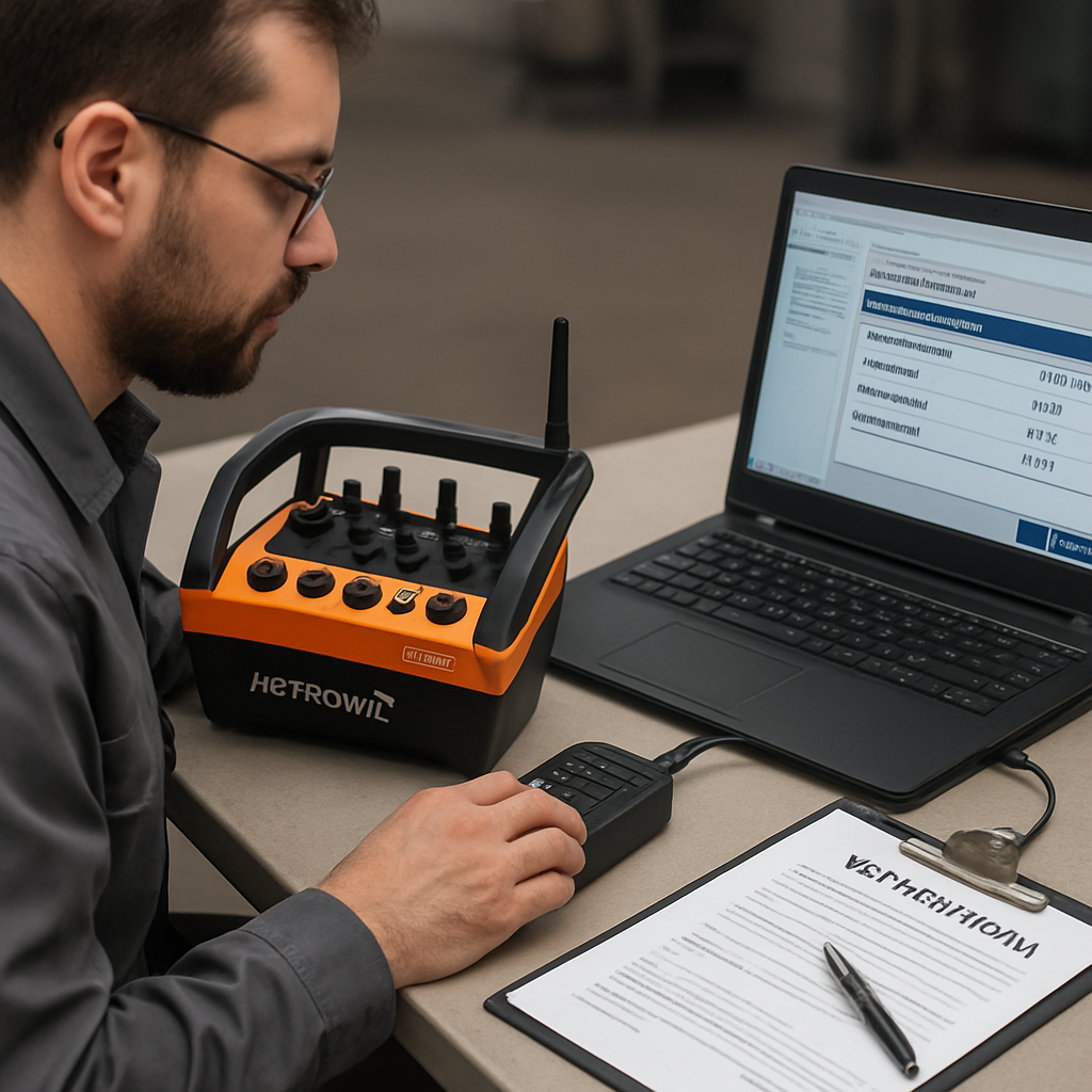 Programowanie i parowanie systemu radiowego – odbiór UDT