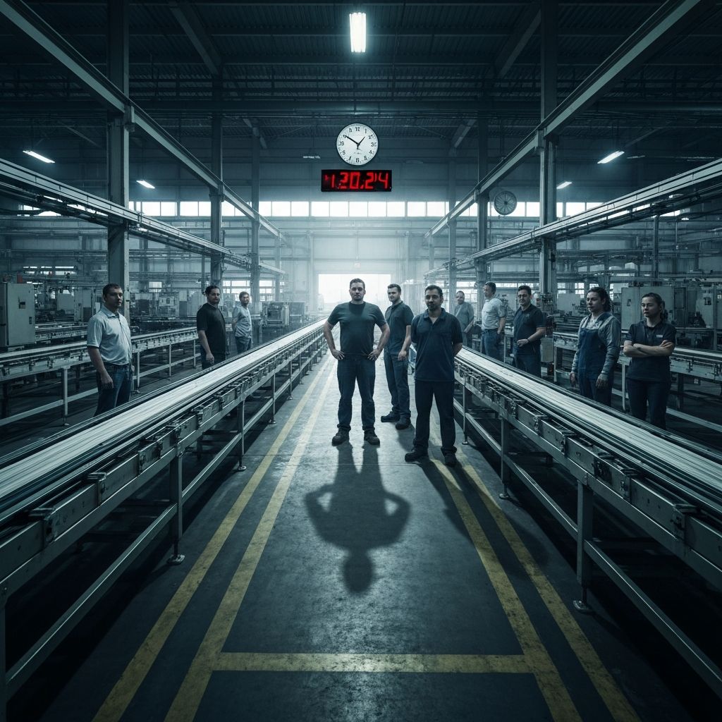 Zatrzymana linia produkcyjna – koszt przestoju przy awarii elektroniki przemysłowej