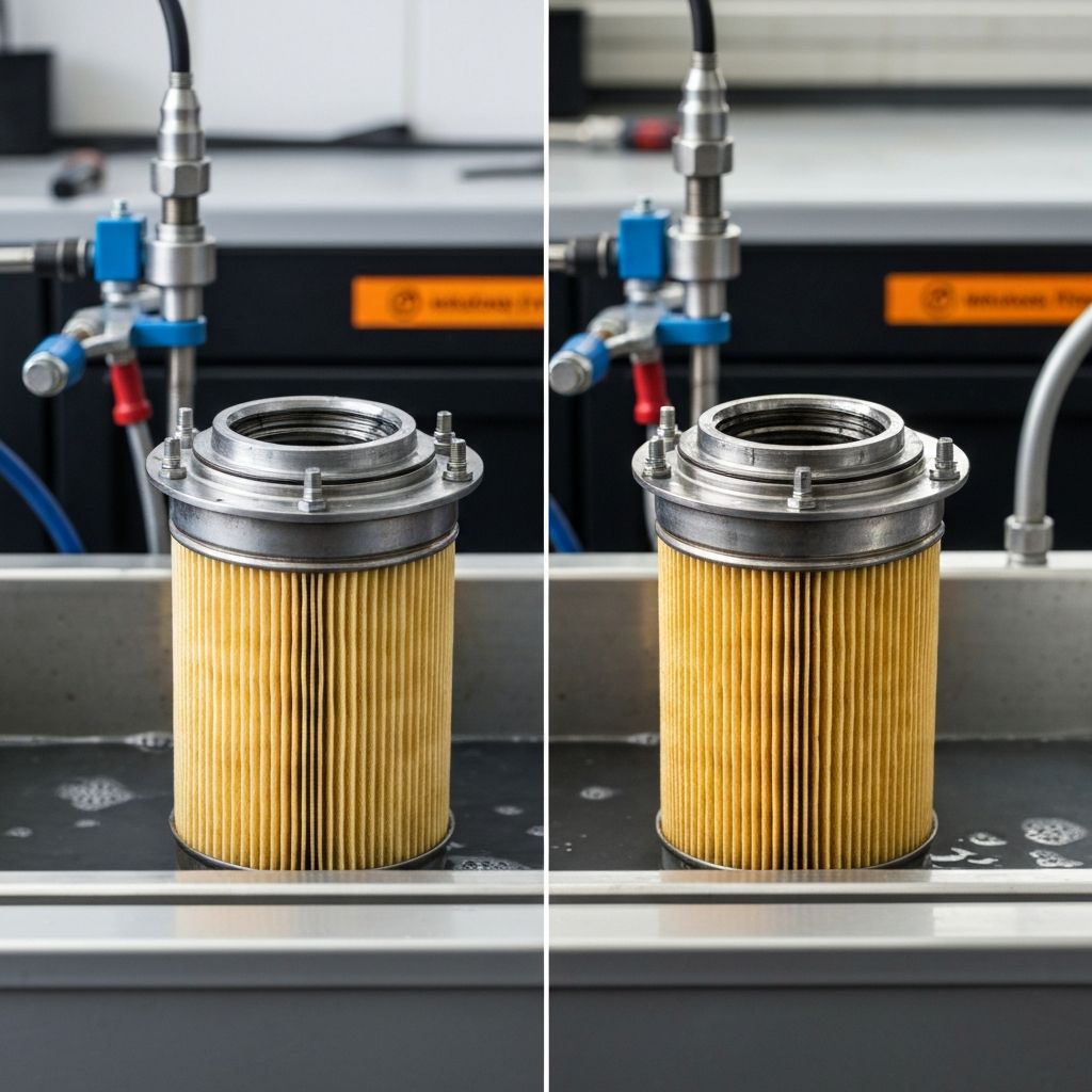 Czyszczenie ultradźwiękowe filtra DPF/FAP – regeneracja filtra cząstek stałych z wózka widłowego lub maszyny budowlanej