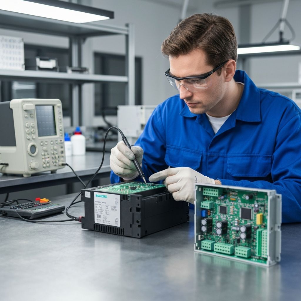 Naprawa serwonapędu Siemens Sinamics S120 – serwis serwonapędów ACORE Gliwice Katowice