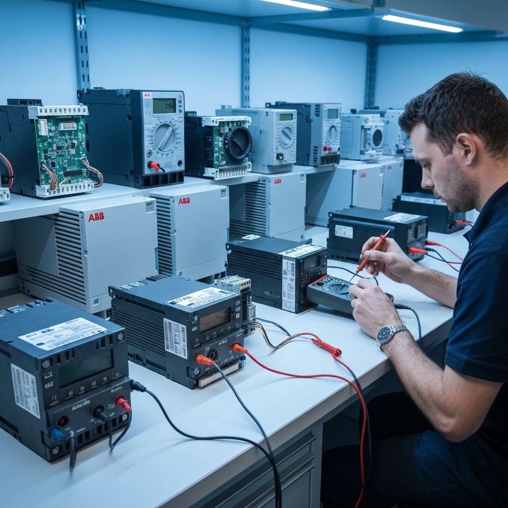 Serwis falowników VFD – warsztat Acore, diagnostyka przemienników częstotliwości