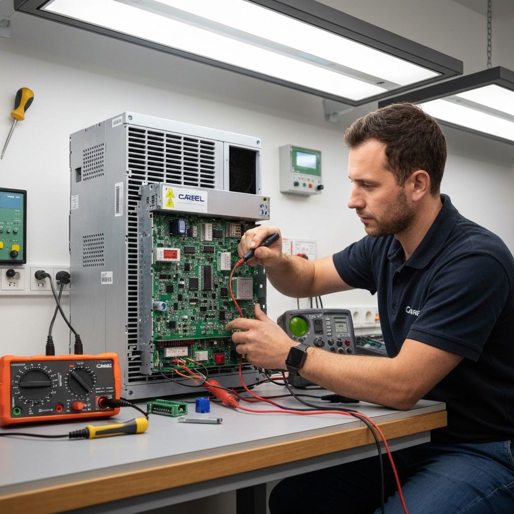 Serwis falownikow HVAC – pompy, wentylatory, automatyka budynkowa – Carel, Ziehl-Abegg, ebm-papst, KEB, Nord