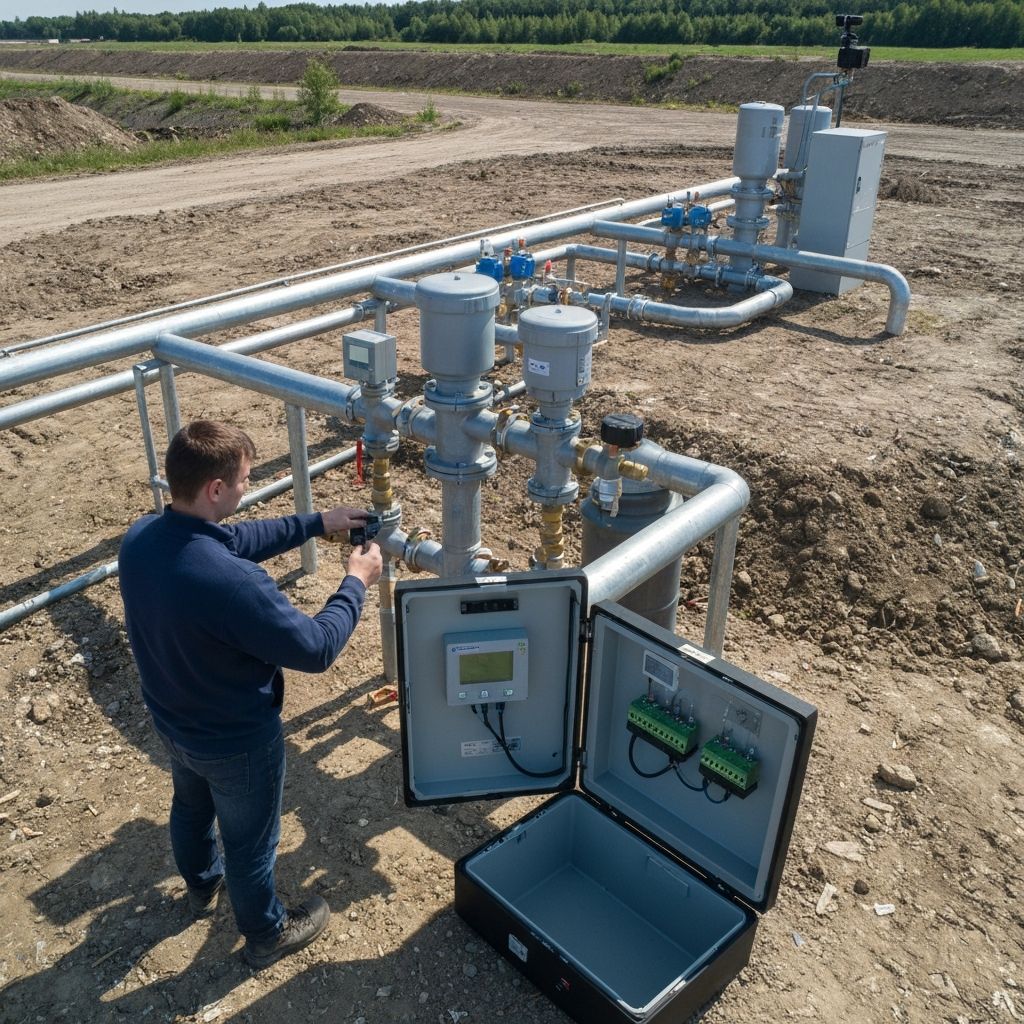 Serwis instalacji gazu składowiskowego LFG – kalibracja sond metanu CH4 i H2S