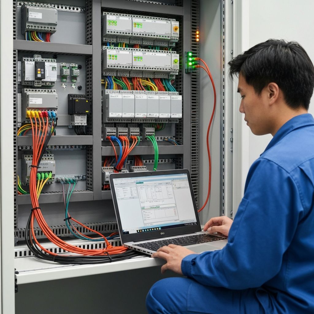 Diagnostyka komunikacji PROFIBUS i Ethernet w szafie sterowniczej PLC Siemens – ACORE serwis