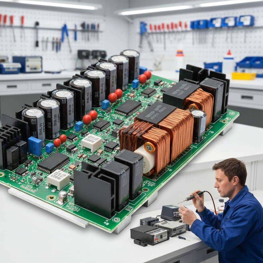 Naprawa modułu mocy sterownika jazdy – MOSFET H-bridge diagnostyka