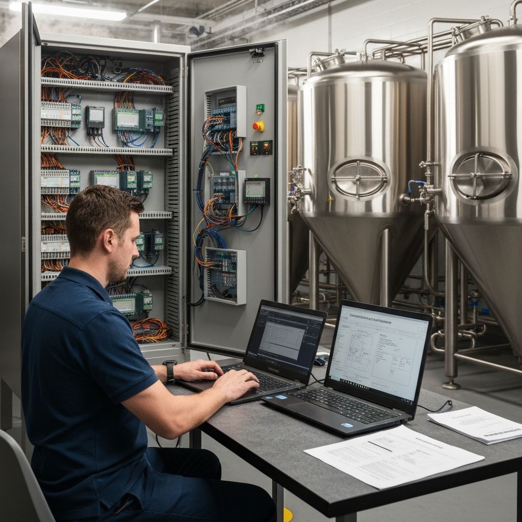 Uruchomienie browaru – komisjonowanie i testy systemu automatyki